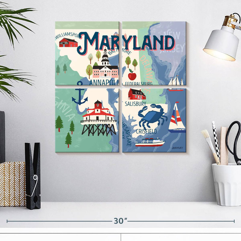 Cartes Aliaz State - Attraits du Maryland