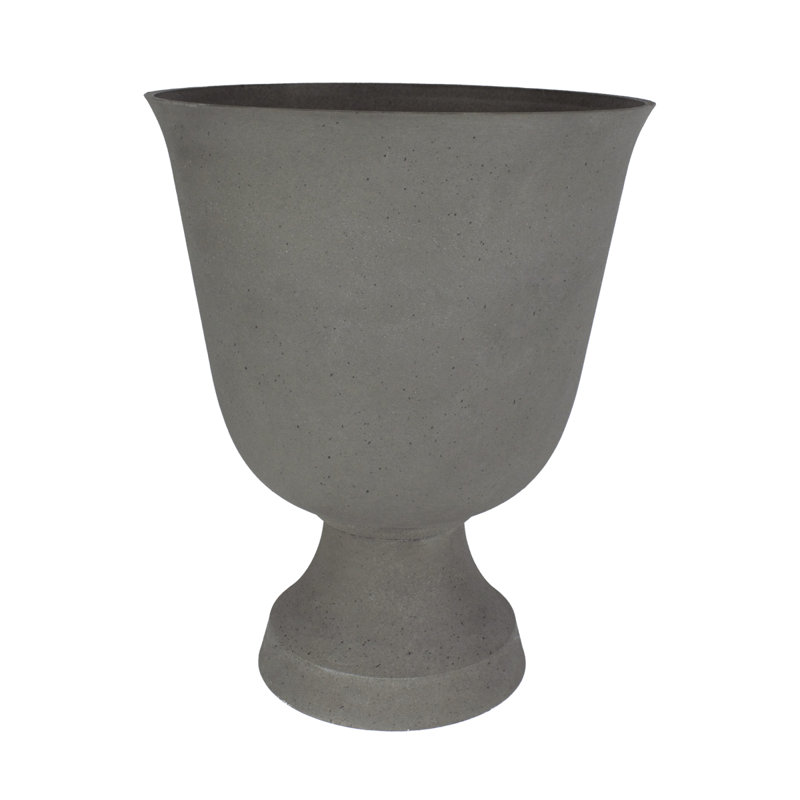 Taniyla Urn Planter, 19" H x 16" W x 16" D, Brown Stone