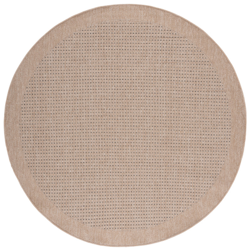Danieliz Performance Performance Geometric Rug, Round 6'7"