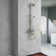 P1049 Exposed Thermostatic Shower System 36" Wall Mounted with Hand shower and Lever/Cross Handles