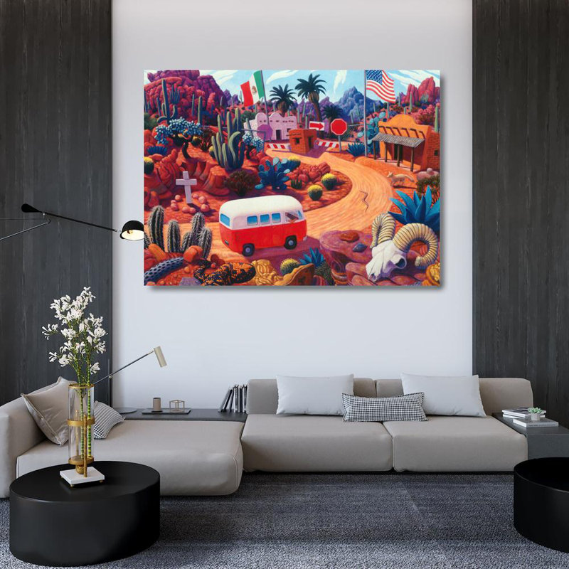 Gringo Pass, 35" H x 48" W