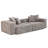 Nikodemos 102.36" W Corduroy Square Arms Sofa -1365268581