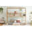 Twin Over Twin Rubber Wood Floor Bunk Bed, With Ladder,Guardrails,House-Shaped-Bunk Bed,Natural-264645393