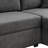 Reversible Sleeper Sectional Sofa Bed With Side Shelf And 2 Stools, Pull-Out L-Shaped Sofa Bed, Corner Sofa-Bed With Storage Chaise Left/Right Hande For Living Room-1403311716