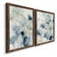 Indigo Ginkgo I - peinture sur toile 2 pièces-188328423-188328444