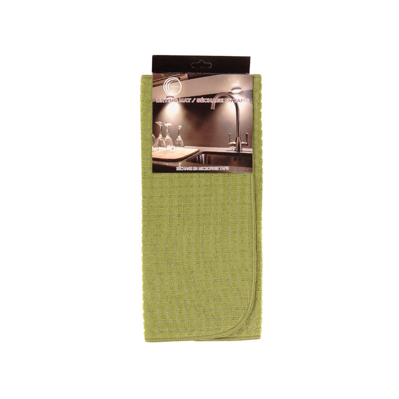 Jacquard Dish Cloth Kitchen Towel, Green