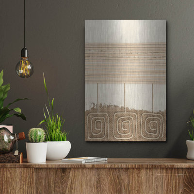 Tribal Sign 2' by Alonzo Saunders Metal Wall Art