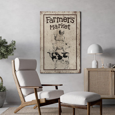 Animals " Farmers Market Countryside Animals Print Rustic Decor Farmhouse Rustic Wildlife "