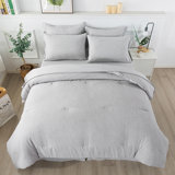 Ensemble d'édredon en microfibre pour lit dans un sac