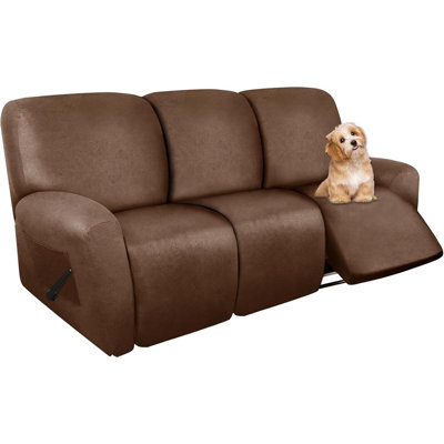 Sofa Covers - Leather Like Recliner Sofa Cover...