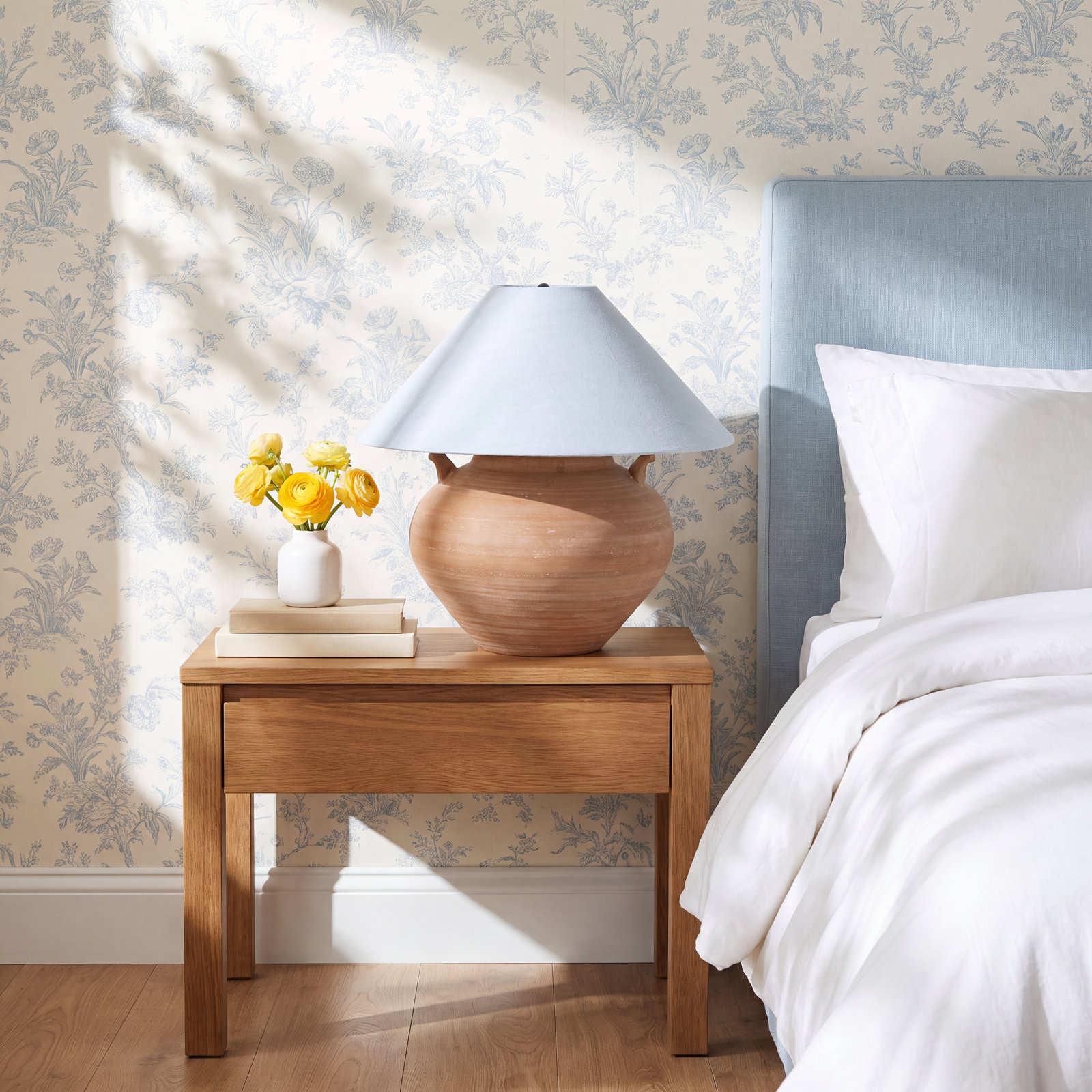 Civita Table Lamp, Aged Natural Terracotta