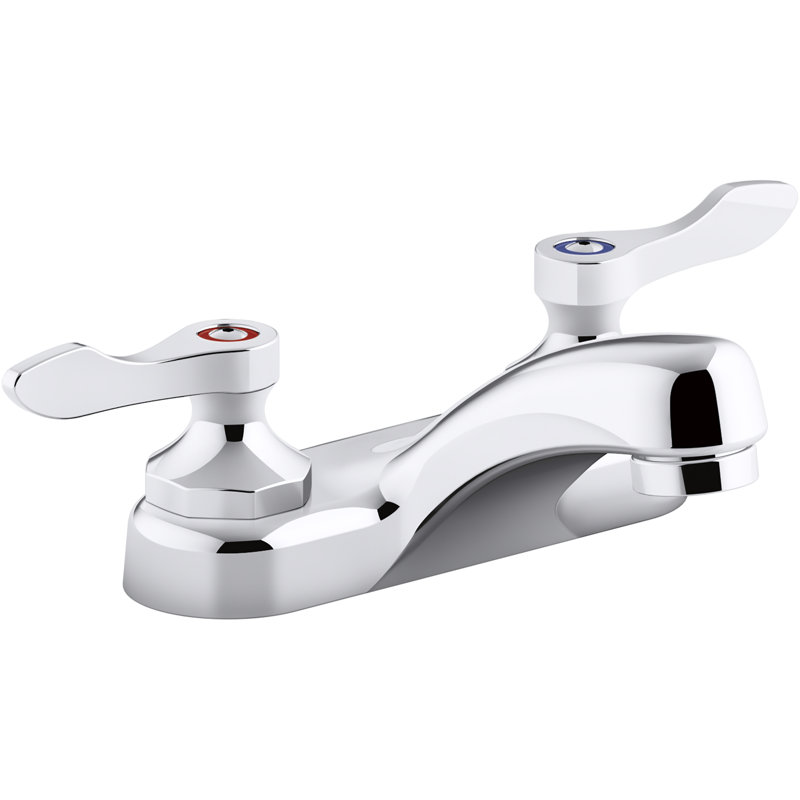 Triton Bowe 1.0 GPM Centerset Bathroom Sink Faucet with Laminar Flow and Lever Handles, Drain Not Included