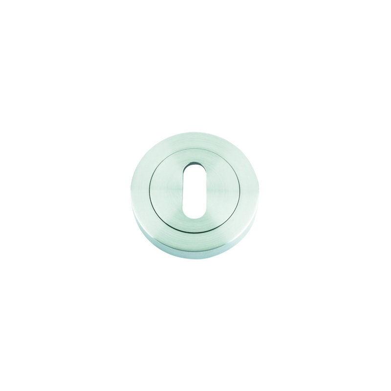 Standard Profile Escutcheon Rose, Satin Chrome