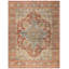 Oriental Hand-Knotted Wool Rust / Beige Area Rug-1879756175