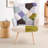 Heidegard Floral Accent Chair Modern High Back Arm Chair, Colorful Patchwork Reading Chairs for Bedroom-1458306703