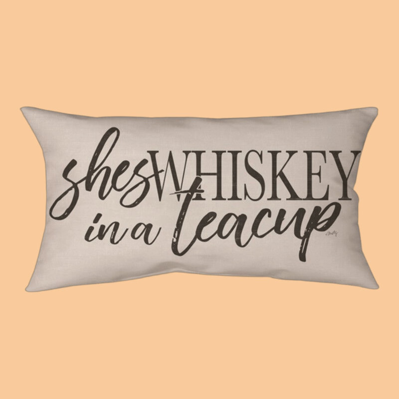 Coussin lombaire manuel 17 po x 9 po Shes Whisky