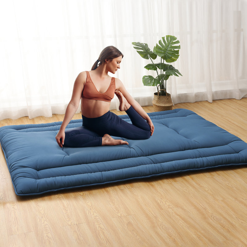 Matelas de sol japonais confortable en mousse à haute densité Tatami, Full