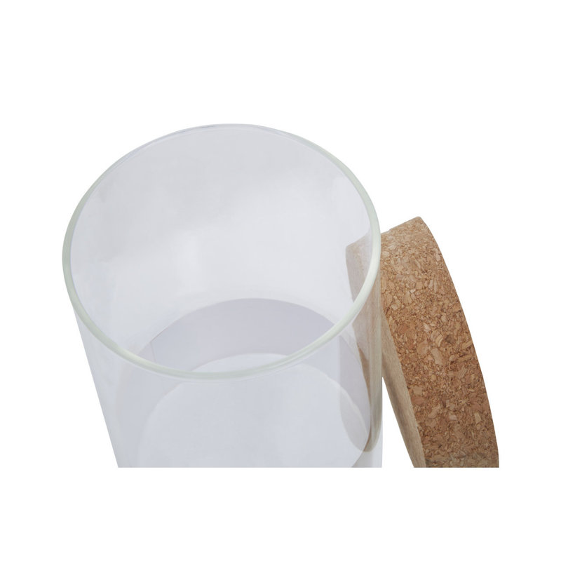 Glass Jar, 15cm H x 10cm W x 10cm D