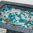 Avri 29'' H x 19.7" W Modern Square Concrete Outdoor Fire Pit Column with Glass Rocks