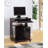 Utility Cart Microwave Cart Kitchen Cart Computer Cart One Gliding Shelf Two Shelves Rounded Corners Mobile On Rolling Castor Wheels Red Cocoa Espresso Color(No Include Stool)