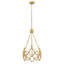 Leona eight-light oval chandelier