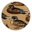  Tapis lavable en bois de canard-958376708