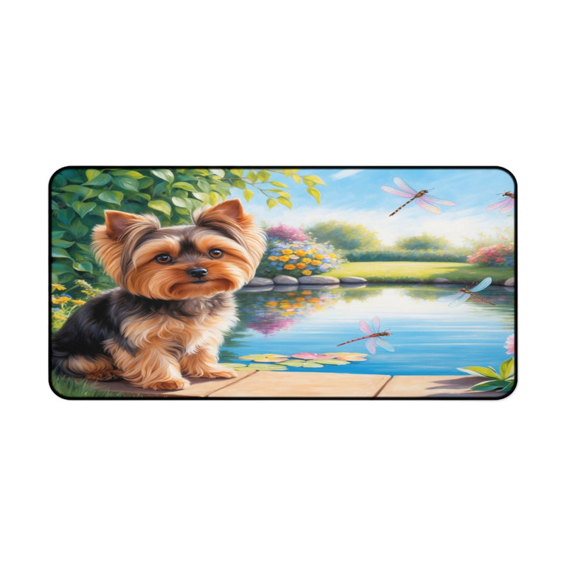 Polyester Desk Pad, 14.4x12.1