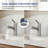 Pull-Out Bathroom Faucet, Single Handle Bathroom Sink Faucet with Drain Assembly-120156948