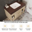 Meuble-lavabo moderne (doit inclure le meuble-lavabo et le lavabo) avec rangement