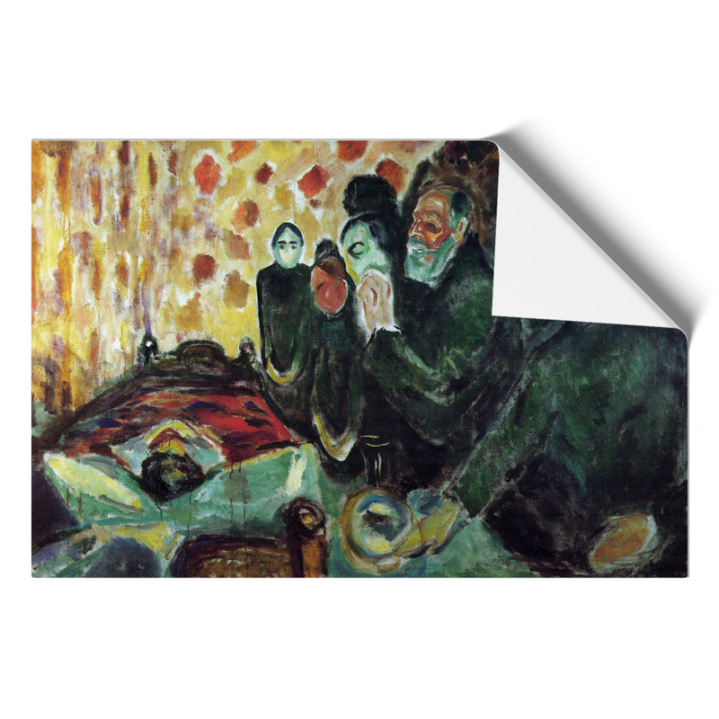 By the Deathbed by Edvard Munch - Frameless Print, 30cm H x 42cm W x 0.1cm D