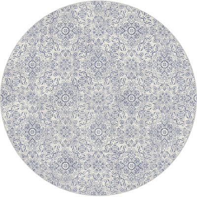 Tapis oriental argenté / gris Attell
