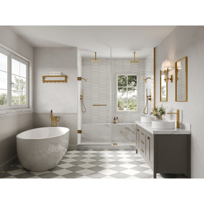 Wall Mounted Towel Rack With Towel Bar & Hooks