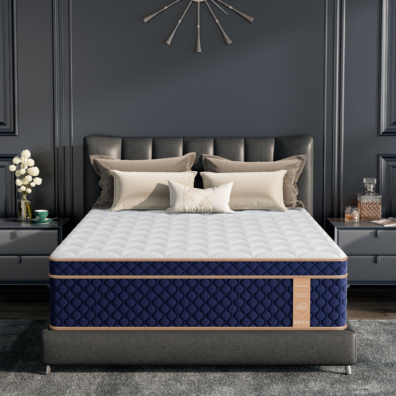 Medium Firm Gel Memory Foam Hybrid Pocket Spring Mattress in a Box, Pressure Relief, Motion Isolation, Full, 12"