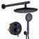 Rainfall Complete Shower System with 5-Setting Handheld Shower and Rough in Valve