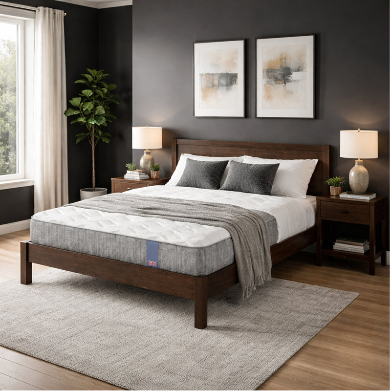 Medium Pocket Spring Eco Foam Hybrid Mattress with Quilted Finish, Single (3')