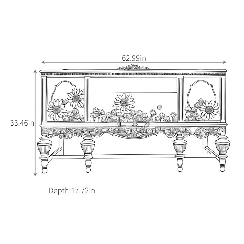 Multifunctional Beautiful Sideboard