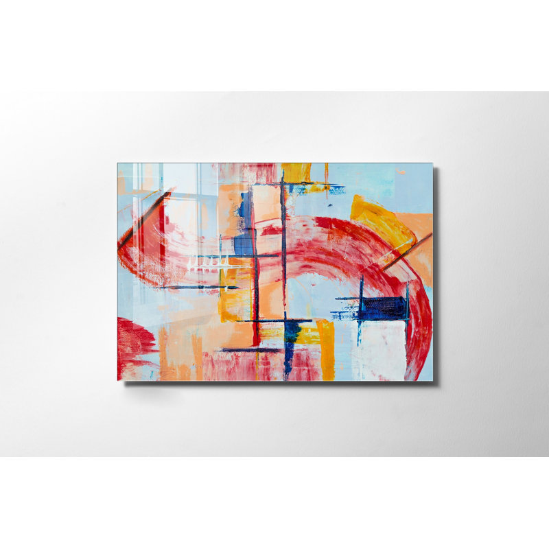 Superbe peinture murale en verre trempé 27,6 po x 39,4 po | 100% verre trempé, épaisseur: 0,16 pouce | Décoration élégante pour le salon ou le bureau, durable et facile à nettoyer, idée de cadeau parfaite