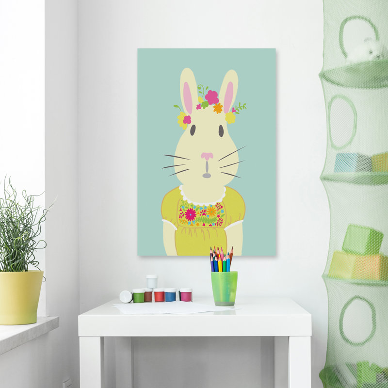 «Palmieri Fancy Animals I», reproduction sur toile tendue, H 30 po x l 20 po x P 1,5 po