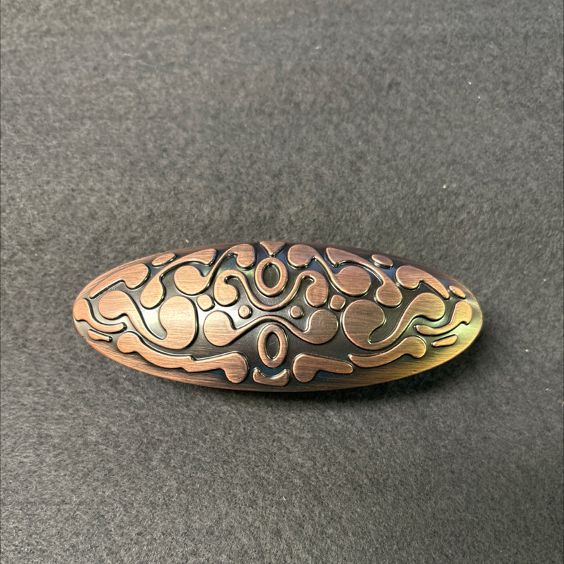 Scroll Knob Pull, Bronze