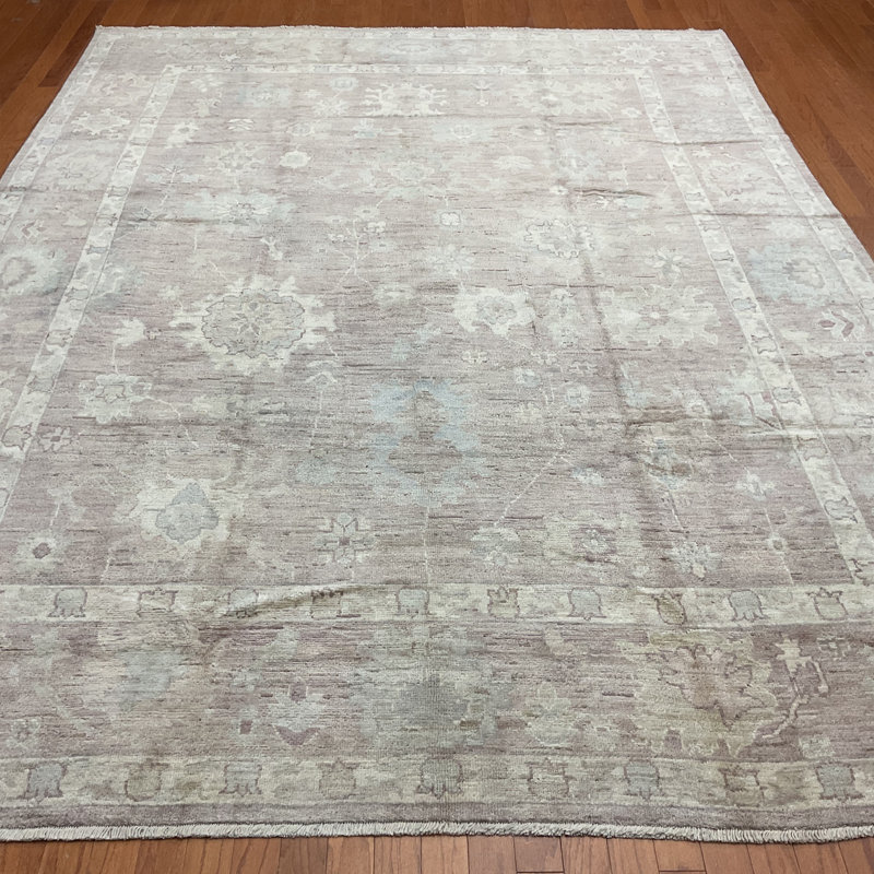 Hand Knotted Wool Geometric Rug