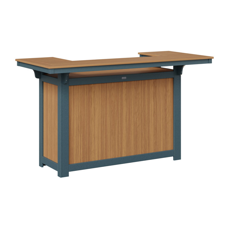 Berlin Gardens Outdoor Island, Natural Teak, Slate