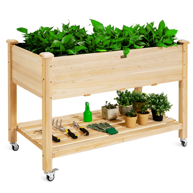 Wood Elevated Planter