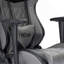 Fauteuil de direction avec similicuir, pivotant, soutien lombaire, hauteur réglable, appui-tête, roulettes