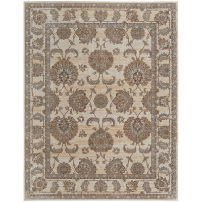 Viscose Floral Indoor Rug