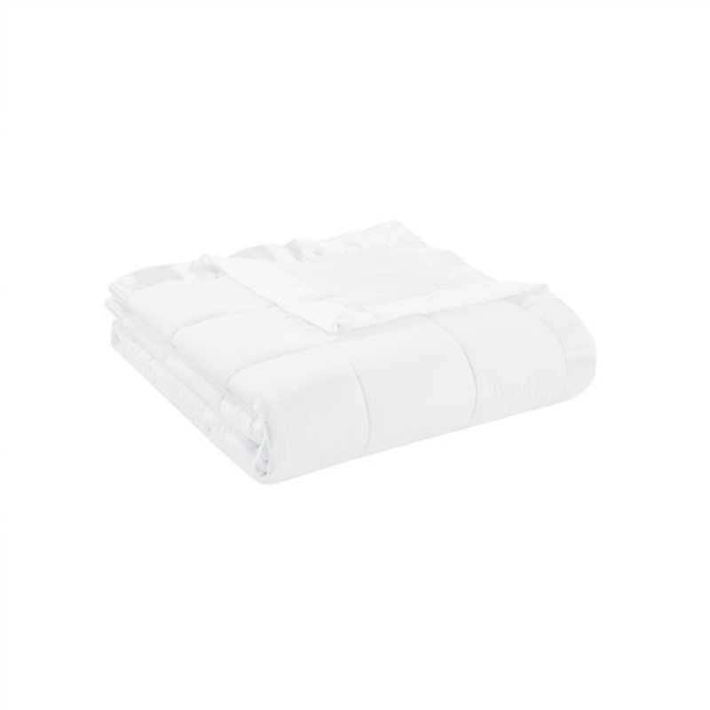 Couverture douce et confortable, Blanc, Très grand lit