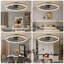 Modern Black Crystal Ceiling Fan with Light and Remote, Adjustable Colour Temperature-1628963939