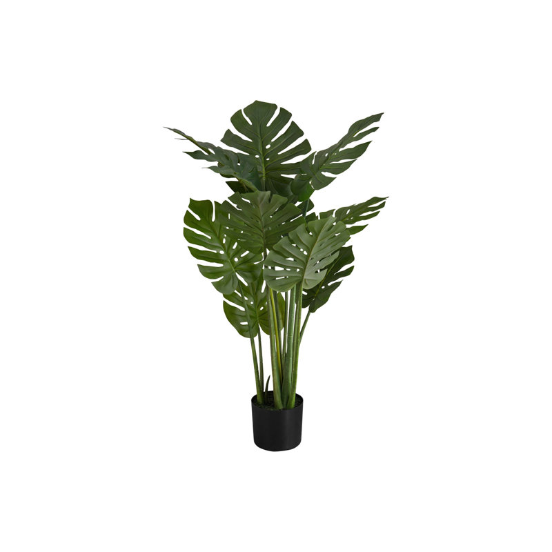 Arbre artificiel Monstera pour une utilisation intérieure, véritable toucher, décoratif, nécessitant peu d'entretien, idéal pour la maison et le bureau