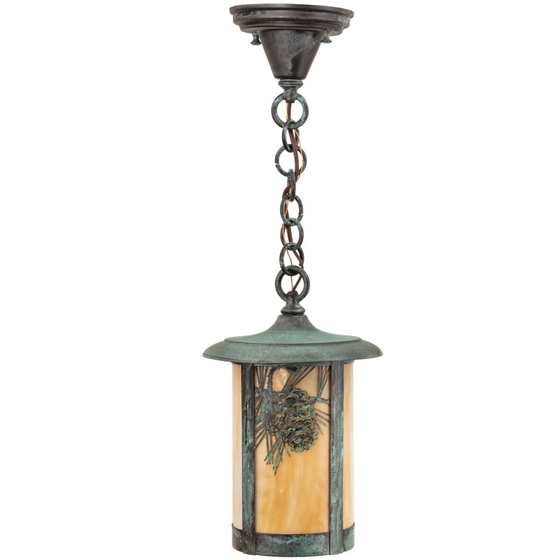 Sarina 1 - Light Verdigris Lantern Pendant