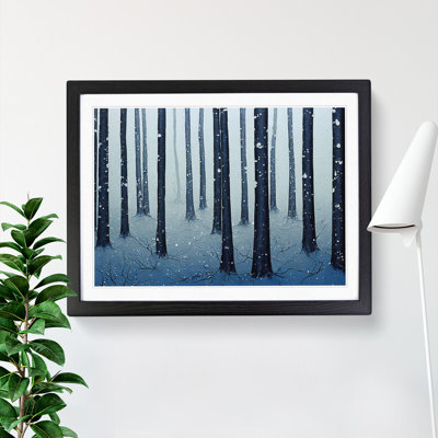 XH1022-6716X Painted Winter Forest Vol.4 - Single Picture Frame Painting