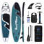 Planche de pagaie debout gonflable 11 pi x 34 po x 6 po avec accessoires
